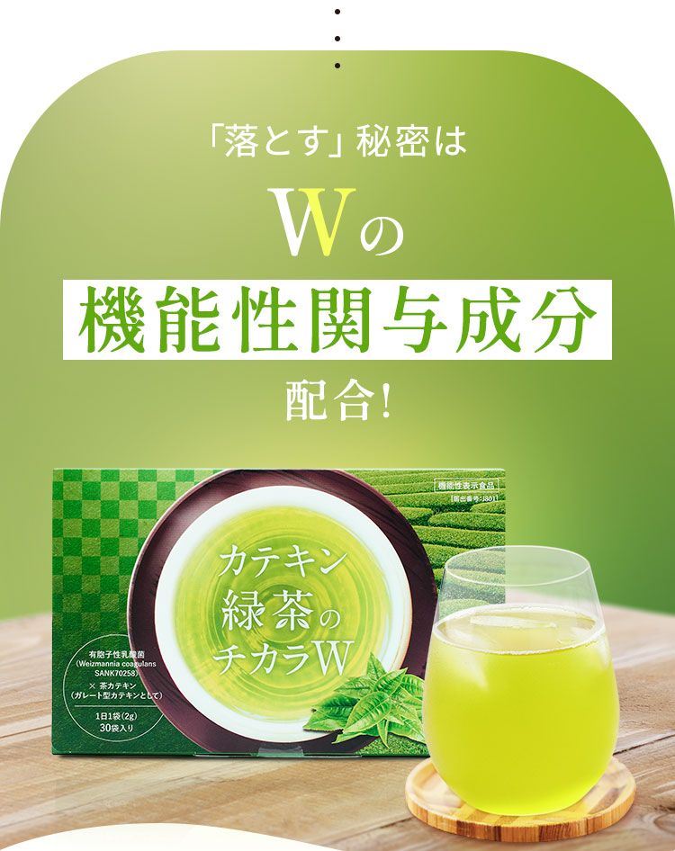 公式】カテキン緑茶のチカラW｜サンテミナ株式会社